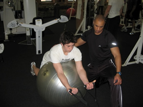 Chicago personal training client